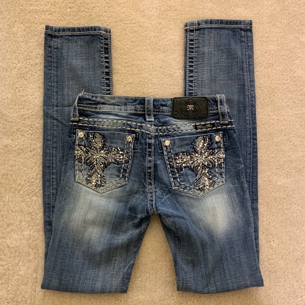 Miss me skinny jeans girls size 14